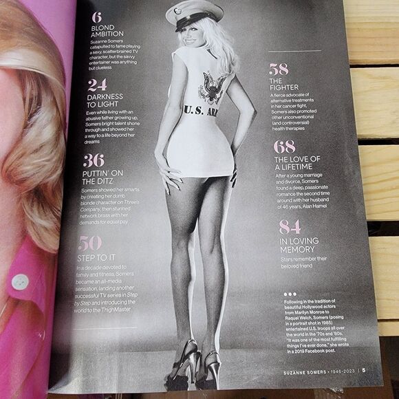 MAGAZINE Suzanne Somers 1946-2023 NEW - Picture 2 of 3